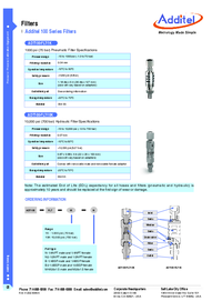 Thumbnail of document Data Sheet - ADT100-FLT Pneumatic Filter & Liquid Trap covering